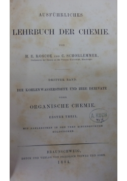 Lehrbuch der Chemie ,1884r.