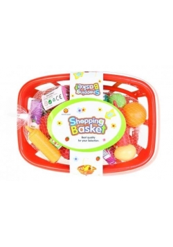 Koszyk supermarket z akcesoriami