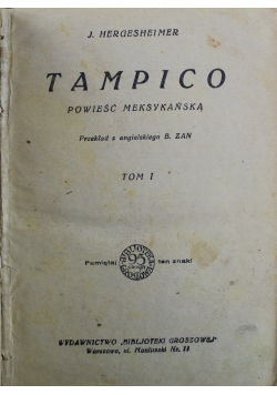 Tampico Tom I i II 1927 r