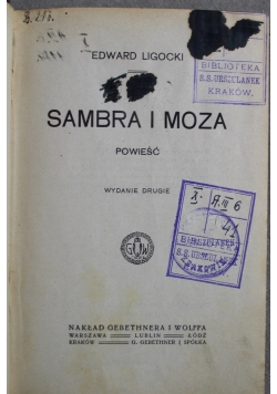 Sambra i moza 1919 r.