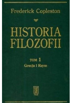 Historia filozofii tom 1 Grecja i Rzym