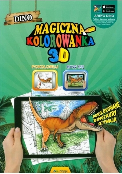 Magiczna kolorowanka 3D - Dinozaury