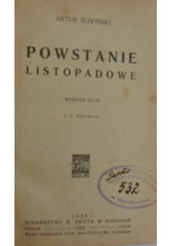 Powstanie Listopadowe, 1920r.