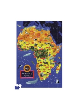 Puzzle 200 el. - Mapa Afryki