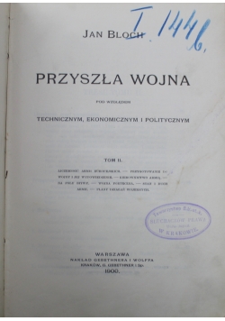 Przyszła Wojna Tom II 1900 r.