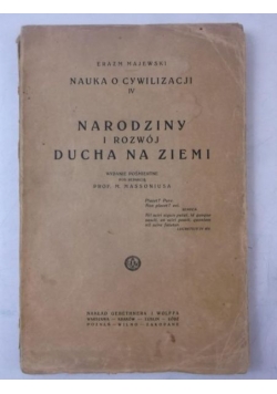 Majewski Erazm - Narodziny i rozwój ducha na ziemi, 1923 r.