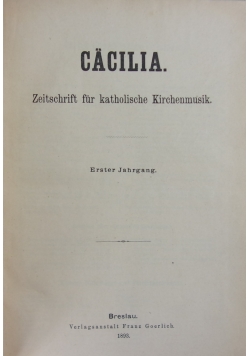 Cacila ,1893r.