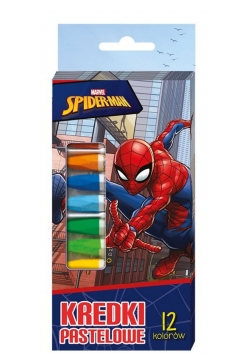 Kredki pastelowe Spider-Man 12 kolorów