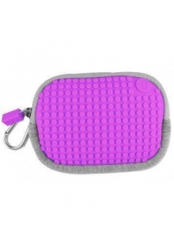 Pixelbags Saszetka szaro - fioletowy