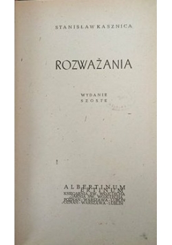 Rozważania, 1946 r.
