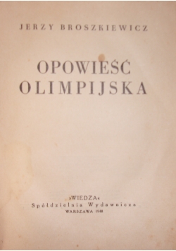 Opowieść olimpijska, 1948 r.