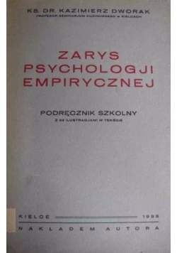 Zarys psychologji empirycznej 1933 r.