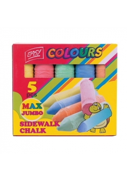 Kreda chodnikowa jumbo 5 kolorów EASY