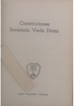 Constitutiones societatis verbi divini