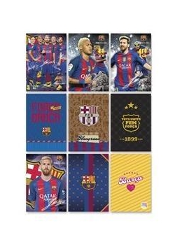 Zeszyt Marmar A4/40K kratka FC Barcelona (10szt)