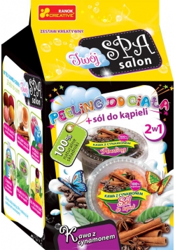Peeling do ciała & sól do kąpieli. Kawa z cynamon.