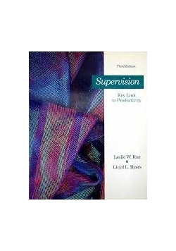 Supervision. Key Link to productivity