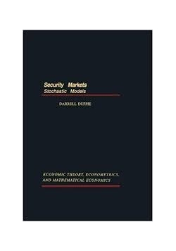 Security Markets: Stochastic Models