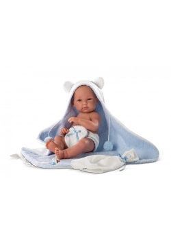 Lalka 63537 Pipo w niebieskim szlafroczku 35 cm