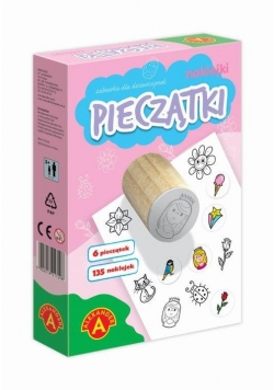 Małe pieczatki i naklejki dla dziewczynek