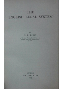 The english legal system