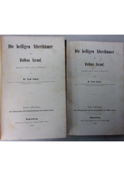 Die heiligen Alterthumer, tom 1 i 2, 1868 r.