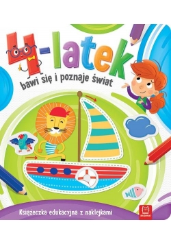 4-latek bawi się i poznaje świat