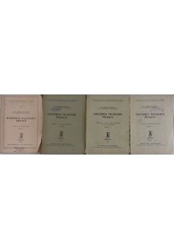 Historia filozofii i prawa  4 zeszyty