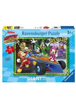 Puzzle podłogowe 24 Mickey i raźni rajdowcy