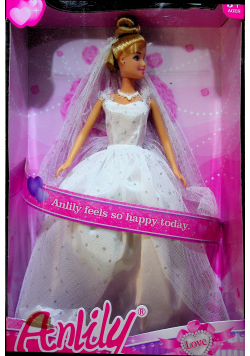 Lalka Anlily 30 cm w sukni ślubnej plus akcesoria Nowa