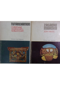 Zagadki Maroka/Tutanchamon, zestaw 2 książek