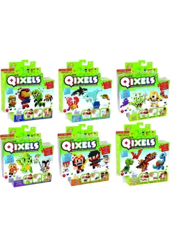 Qixels. Tematyczny zestaw uzupełn. różne rodzaje