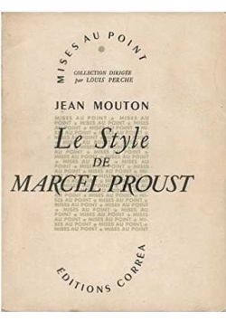 Le Style de Marcel Proust, 1948 r.