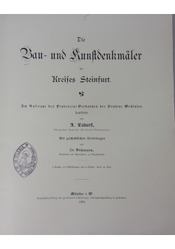 Die bau und kunstdenkmaler des kreises beckum, 1897 r.