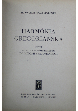 Harmonia gregoriańska
