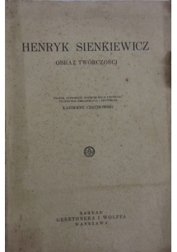 Henryk Sienkiewicz obraz twórczości, 1931 r.