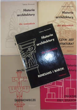 Historia architektury dla wszystkich - 5 książek