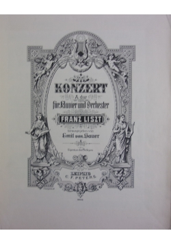 Liszt, Konzert a dur fur Klavier und Orchester