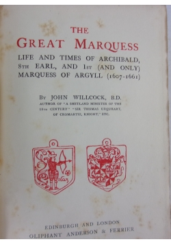 The great Marquess, 1903 r.