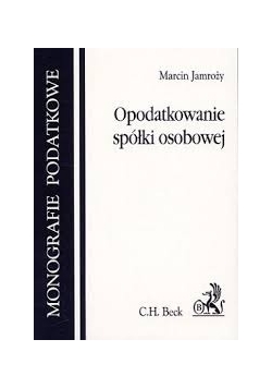 Opodatkowanie spółki osobowej