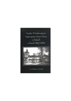 Parafia Wniebowzięcia Najświętszej Maryi Panny w Rudach w latach 1810-1924