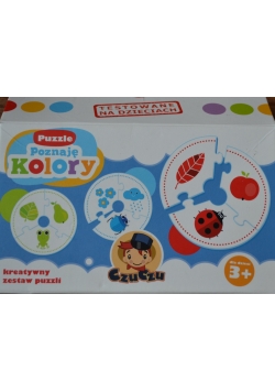 Poznaję kolory, kreatywny zestaw puzzli
