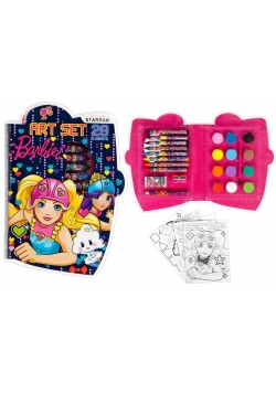 Zestaw artystyczny 28 elementów Barbie Video Game
