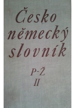 Cesko nemecky slovnik,zestaw dwóch tomów