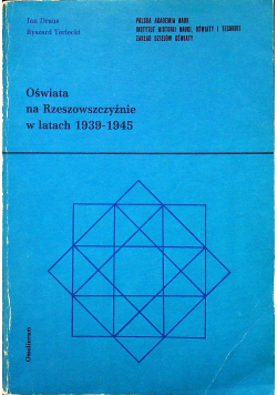 Oświata na Rzeszowszczyźnie w latach 1939 1945