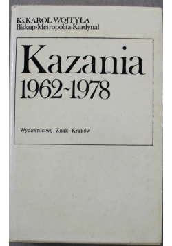Kazania od 1963 do 1978