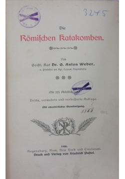Romischen Katakomben, 1906 r.