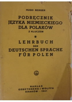Podręcznik języka niemieckiego dla Polaków 1941r.