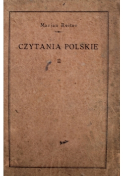 Czytania Polskie Tom II 1928 r.