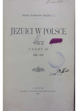 Jezuici w Polsce, 1902r.